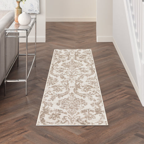 Nourison Jubilant Jub09 Ivory Beige Rug - Nourison - 99446935380