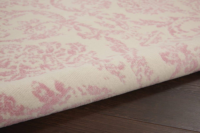 Nourison Jubilant Jub09 Ivory / Pink Rugs - Nourison - 99446221360