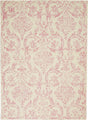 Nourison Jubilant Jub09 Ivory / Pink Rugs - Nourison - 99446478818