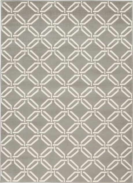 Nourison Jubilant Jub17 Grey Rugs - Nourison - 99446479372