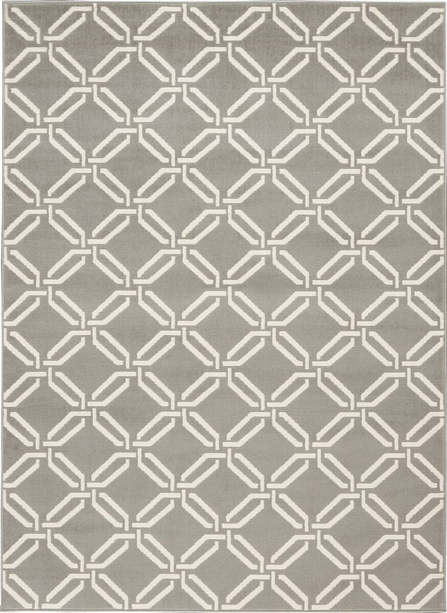 Nourison Jubilant Jub17 Grey Rugs - Nourison - 99446479372