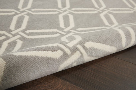 Nourison Jubilant Jub17 Grey Rugs - Nourison - 99446479396