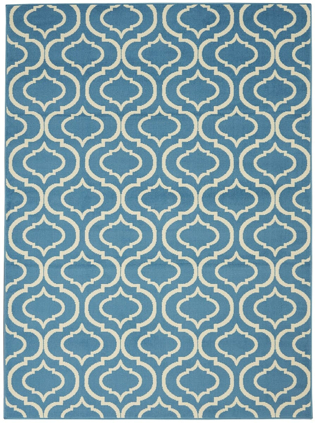 Nourison Jubilant Jub19 Blue Rugs - Nourison - 99446479631