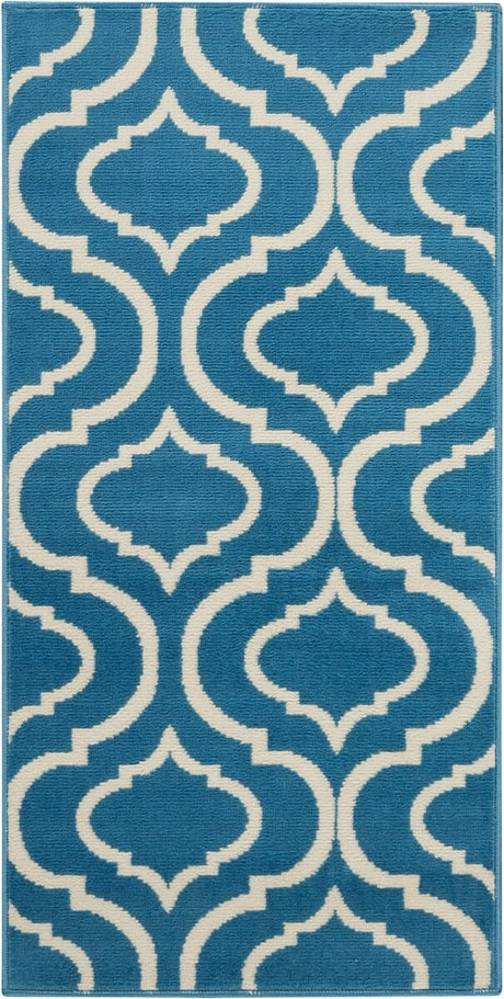 Nourison Jubilant Jub19 Blue Rugs - Nourison - 99446479648