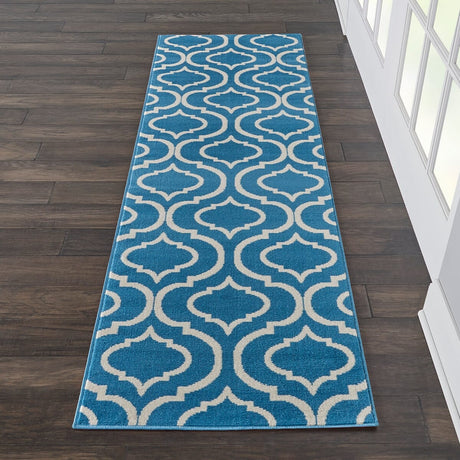 Nourison Jubilant Jub19 Blue Rugs - Nourison - 99446479648