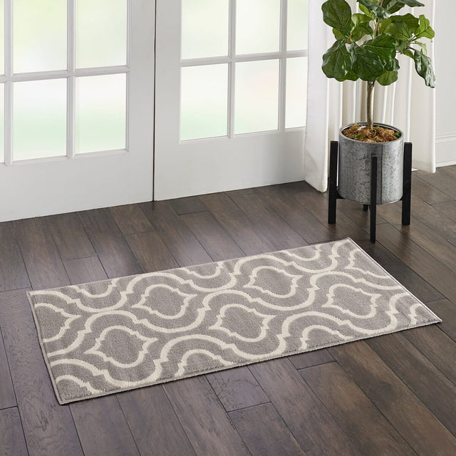 Nourison Jubilant Jub19 Grey Rugs - Nourison - 99446479716