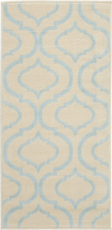 Nourison Jubilant Jub19 Ivory / Blue Rugs - Nourison - 99446479808