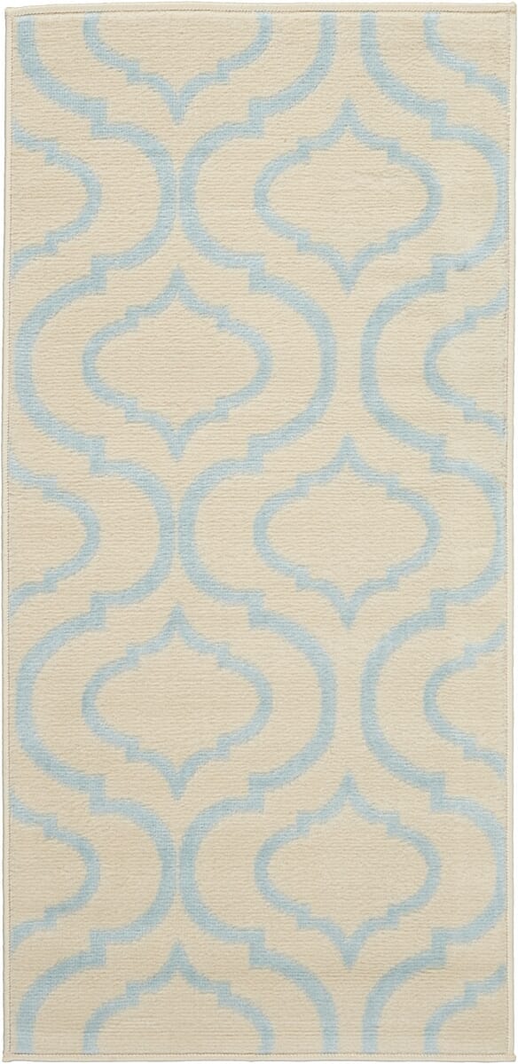 Nourison Jubilant Jub19 Ivory / Blue Rugs - Nourison - 99446479808