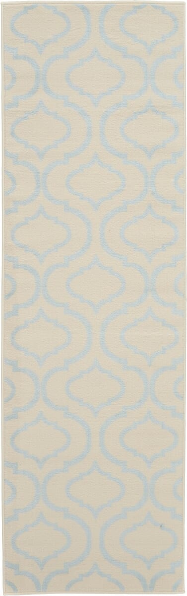 Nourison Jubilant Jub19 Ivory / Blue Rugs - Nourison - 99446479808