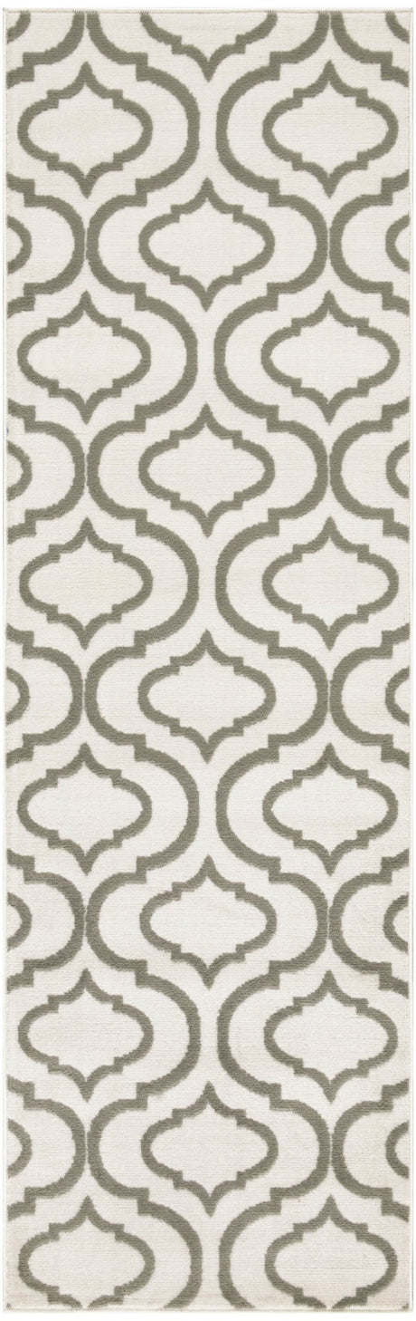 Nourison Jubilant Jub19 Ivory Green Rug - Nourison - 99446935502