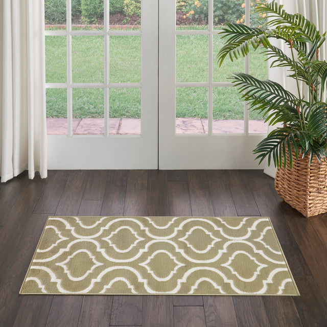 Nourison Jubilant Jub19 Olive Rug - Nourison - 99446935540