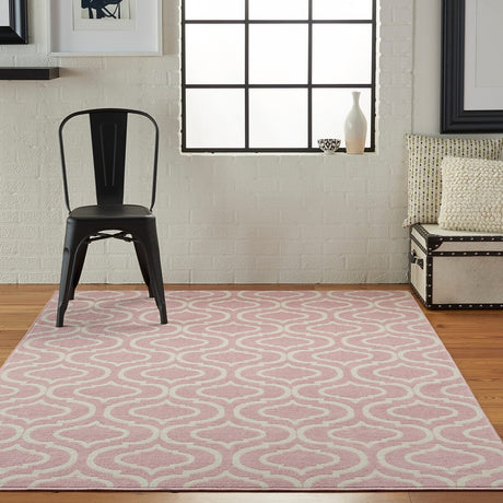 Nourison Jubilant Jub19 Pink Rugs - Nourison - 99446479877