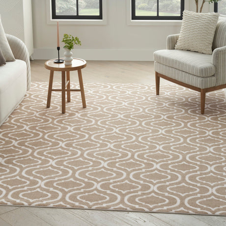 Nourison Jubilant Jub19 Taupe Rug - Nourison - 99446935588