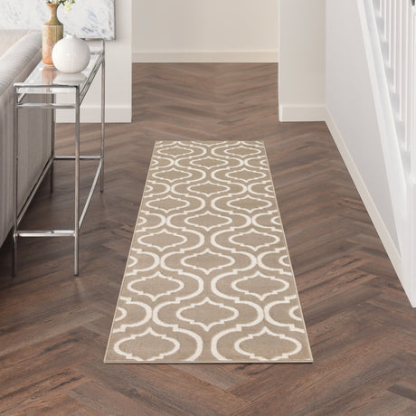 Nourison Jubilant Jub19 Taupe Rug - Nourison - 99446935588