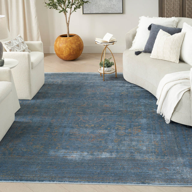 Nourison Luxurious Lrs01 Blue Rug - Nourison - 99446958044