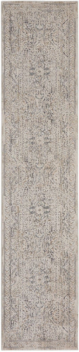 Nourison Lynx Lnx01 Ivory/Grey/Blue Rug - Nourison - 99446082152