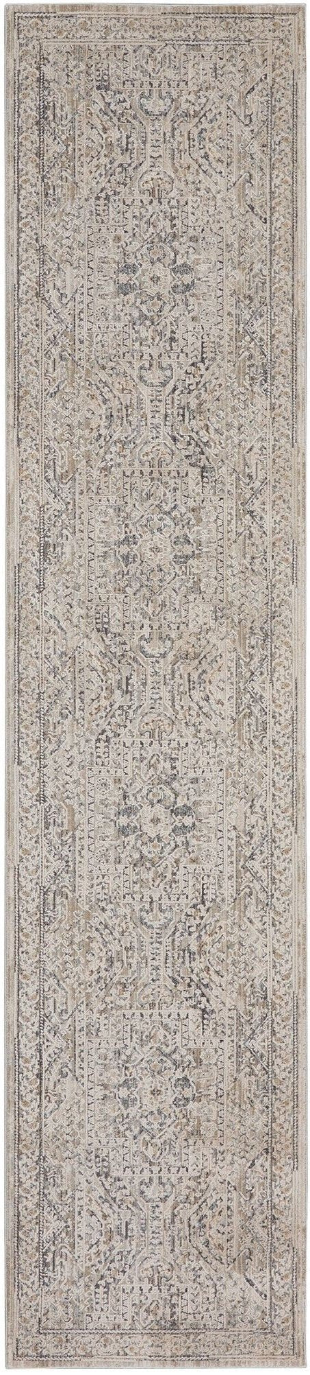 Nourison Lynx Lnx01 Ivory/Grey/Blue Rug - Nourison - 99446082152