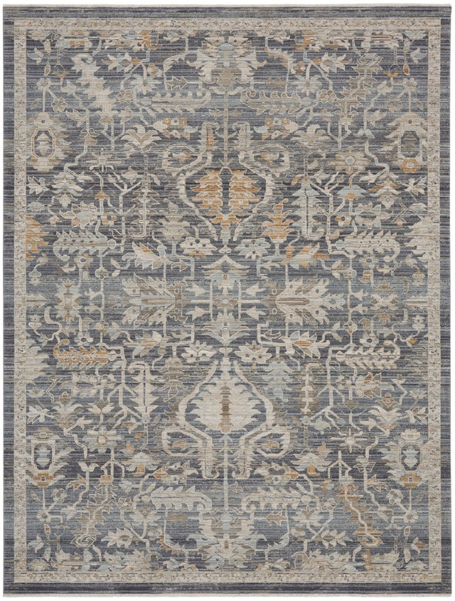 Nourison Lynx Lnx02 Navy Multicolor Rug - Nourison - 99446085443