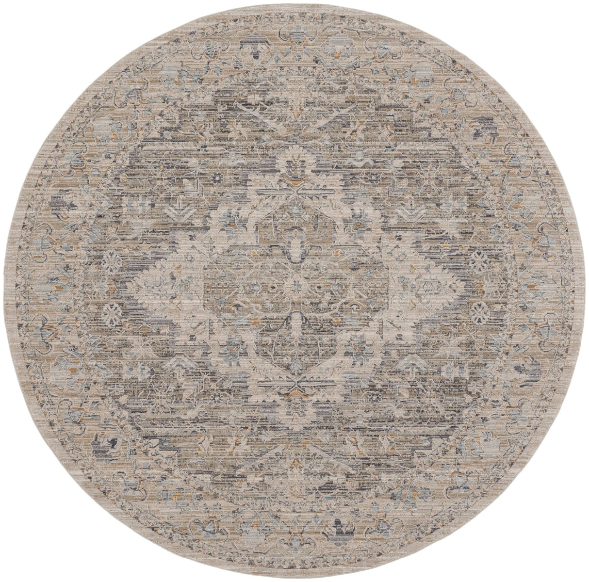 Nourison Lynx Lnx04 Ivory Taupe Rug - Nourison - 99446086310