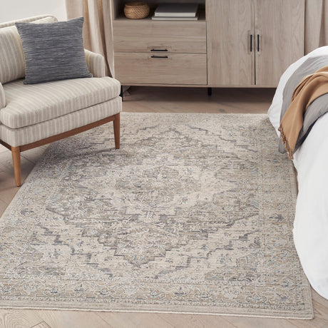 Nourison Lynx Lnx04 Ivory Taupe Rug - Nourison - 99446086327