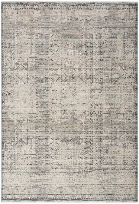 Nourison Lynx Lnx06 Ivory Blue Rug - Nourison - 99446087133