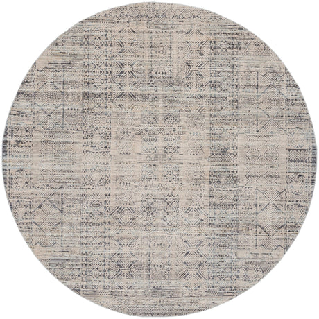 Nourison Lynx Lnx06 Ivory Blue Rug - Nourison - 99446087164