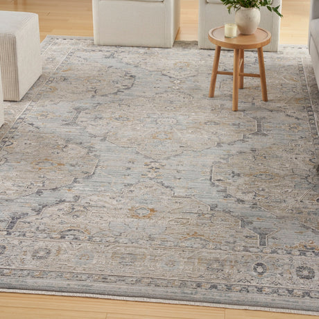 Nourison Lynx Lnx07 Light Blue Rug - Nourison - 99446915108