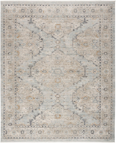 Nourison Lynx Lnx07 Light Blue Rug - Nourison - 99446915108