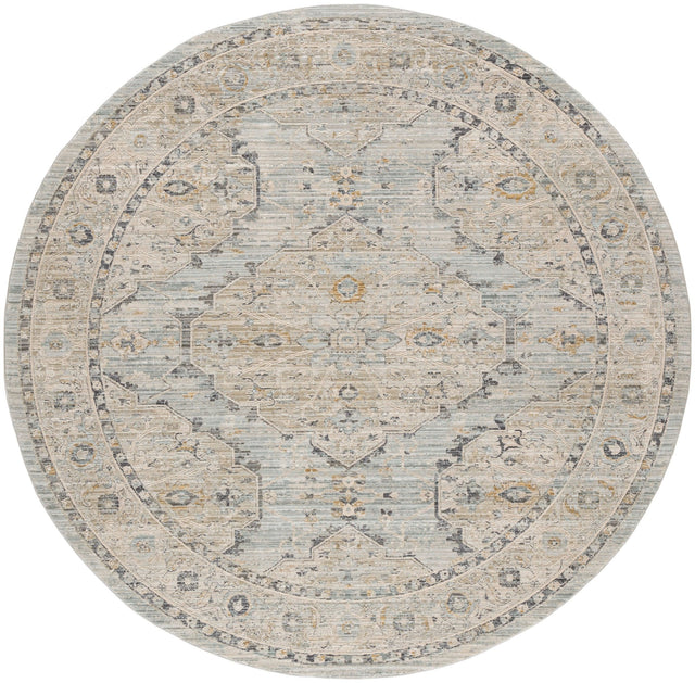 Nourison Lynx Lnx07 Light Blue Rug - Nourison - 99446915115