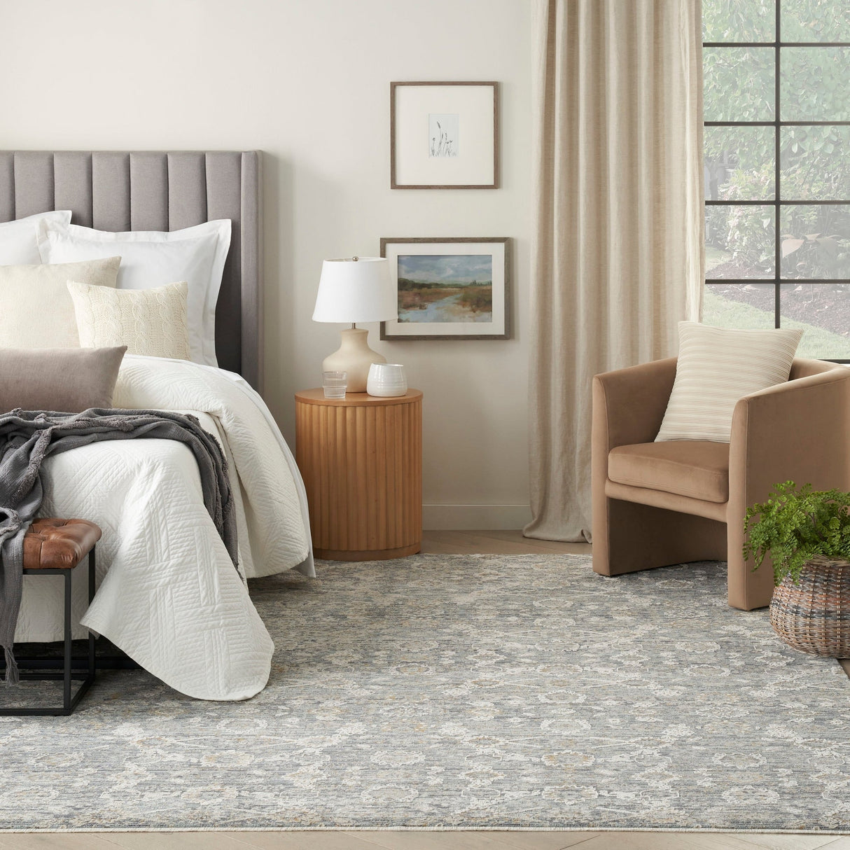 Nourison Lynx Lnx08 Charcoal Rug - Nourison - 99446915214