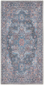 Nourison Machine Washable Nicole Curtis Series 1 Sr101 Light Blue Multi Rug - Nourison - 99446887849