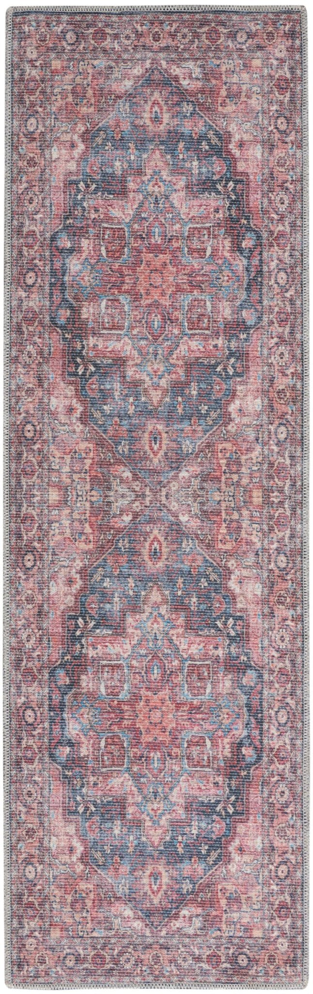 Nourison Machine Washable Nicole Curtis Series 1 Sr101 Multicolor Rug - Nourison - 99446871862