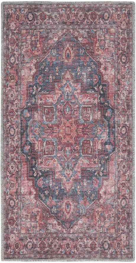 Nourison Machine Washable Nicole Curtis Series 1 Sr101 Multicolor Rug - Nourison - 99446887801