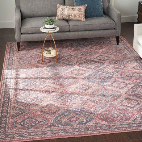 Nourison Machine Washable Nicole Curtis Series 1 Sr103 Multicolor Rug - Nourison - 99446887542