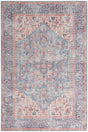 Nourison Machine Washable Nicole Curtis Series 1 Sr104 Blue/Multi Rug - Nourison - 99446887580