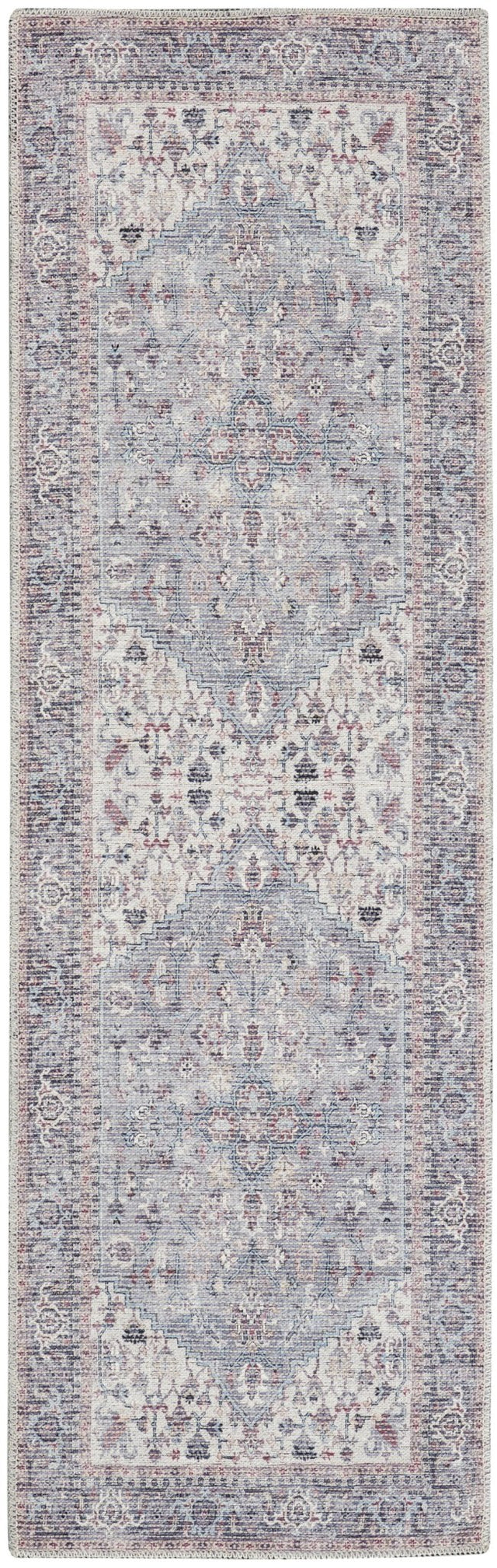 Nourison Machine Washable Nicole Curtis Series 1 Sr104 Grey Rug - Nourison - 99446872159