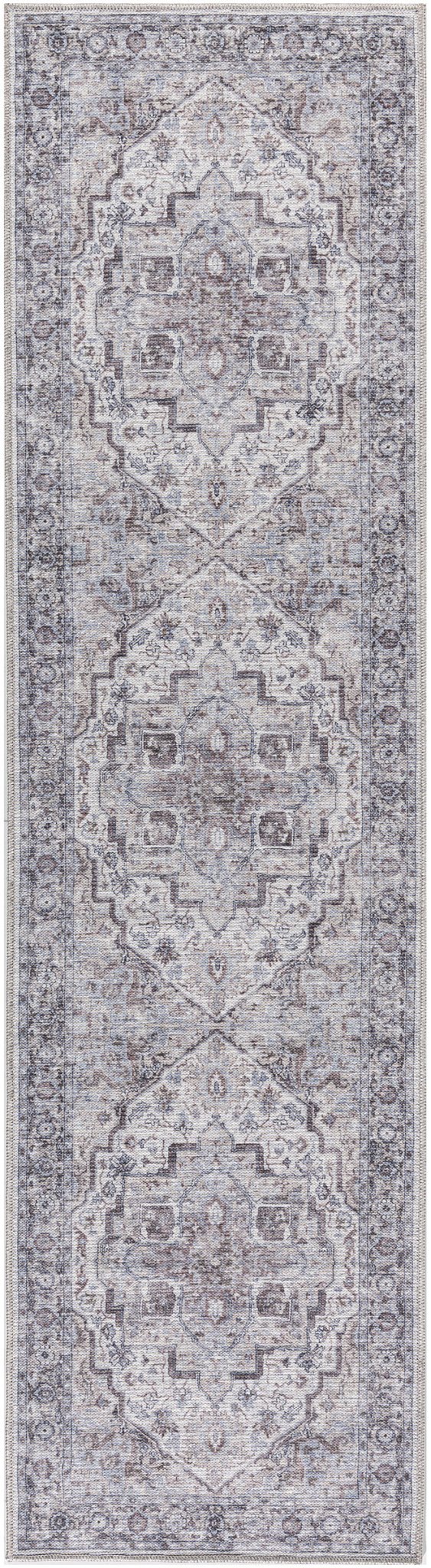 Nourison Machine Washable Series 1 X Nicole Curtis Sr101 Ivory Beige Rug - Nourison - 99446927439