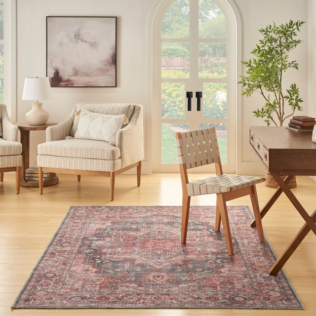 Nourison Machine Washable Series 1 X Nicole Curtis Sr101 Multicolor Rug - Nourison - 99446127860