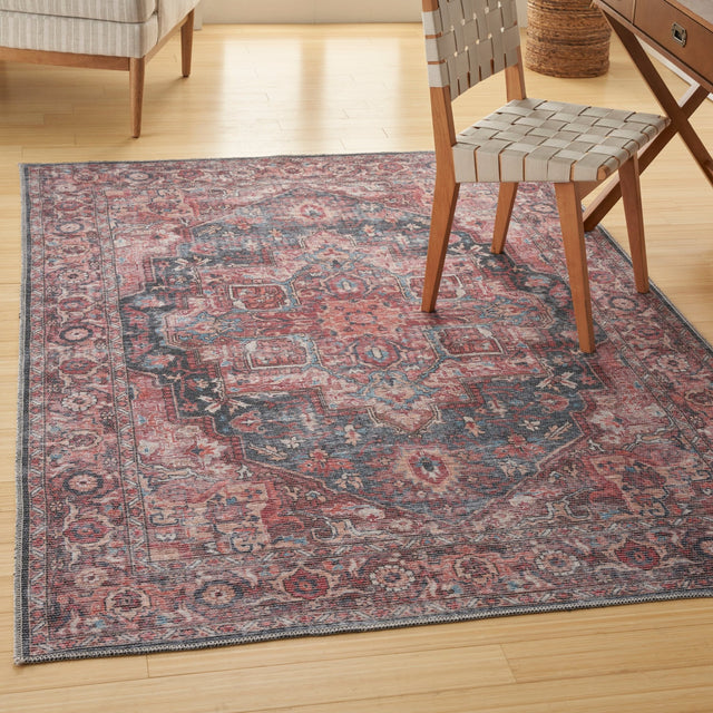 Nourison Machine Washable Series 1 X Nicole Curtis Sr101 Multicolor Rug - Nourison - 99446164605