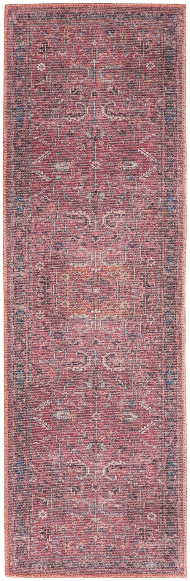 Nourison Machine Washable Series 1 X Nicole Curtis Sr102 Brick Rug - Nourison - 99446128065