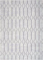 Nourison Machine Washable Series 1 X Nicole Curtis Sr107 Ivory/Grey Rug - Nourison - 99446163752