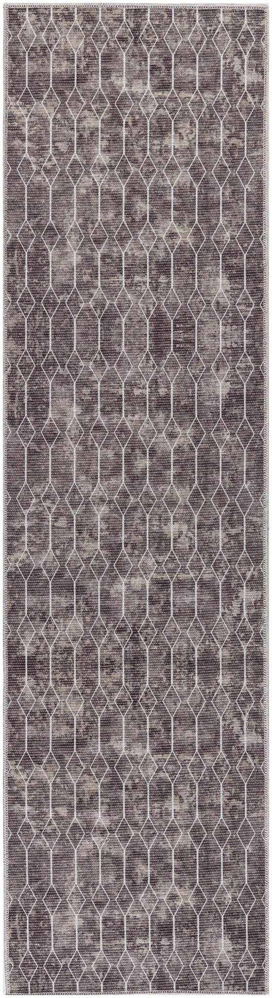 Nourison Machine Washable Series 1 X Nicole Curtis Sr107 Mocha Rug - Nourison - 99446928016