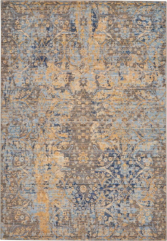 Nourison Majestic Mst01 Beige / Blue Rugs - Nourison - 99446712899