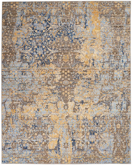 Nourison Majestic Mst01 Beige / Blue Rugs - Nourison - 99446712899