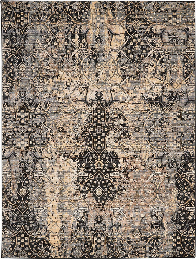 Nourison Majestic Mst01 Black Rugs - Nourison - 99446713070