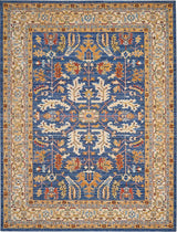 Nourison Majestic Mst02 Denim Blue Rugs - Nourison - 99446713094