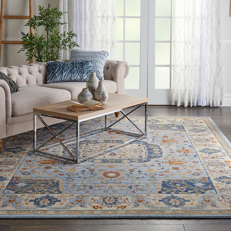 Nourison Majestic Mst03 Light Blue Rugs - Nourison - 99446713414