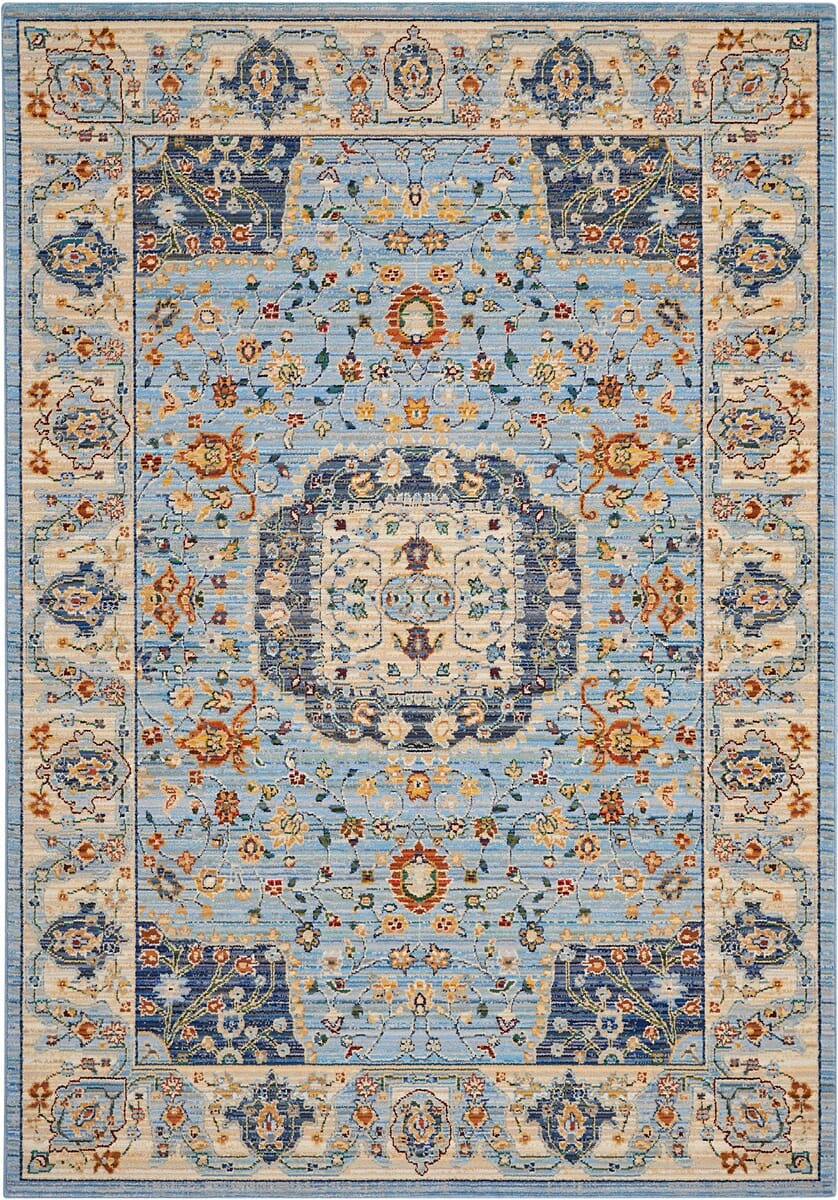 Nourison Majestic Mst03 Light Blue Rugs - Nourison - 99446713414
