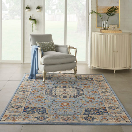 Nourison Majestic Mst03 Light Blue Rugs - Nourison - 99446713414