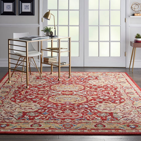 Nourison Majestic Mst04 Red Rugs - Nourison - 99446713445